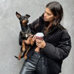 Sara Sampaio Instagram - Dogs, cappuccinos and @alo Los Angeles, California
