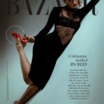 Sara Sampaio Instagram - Last one 🖤 @harpersbazaarmx @spadestudios2 @majoguzman @st.raffi @christynakay @machinedarine @louboutinworld