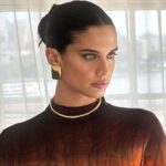Sara Sampaio Instagram - If fall was a dress this @altuzarra dress would be it! #nyfw Manhattan, New York