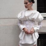 Sara Sampaio Instagram - The geniuses @viktorandrolf do it again! @lucienpagescommunication Ps. I only noticed after I wore the dress backwards 😅 but hey still looks awesome. Paris, France