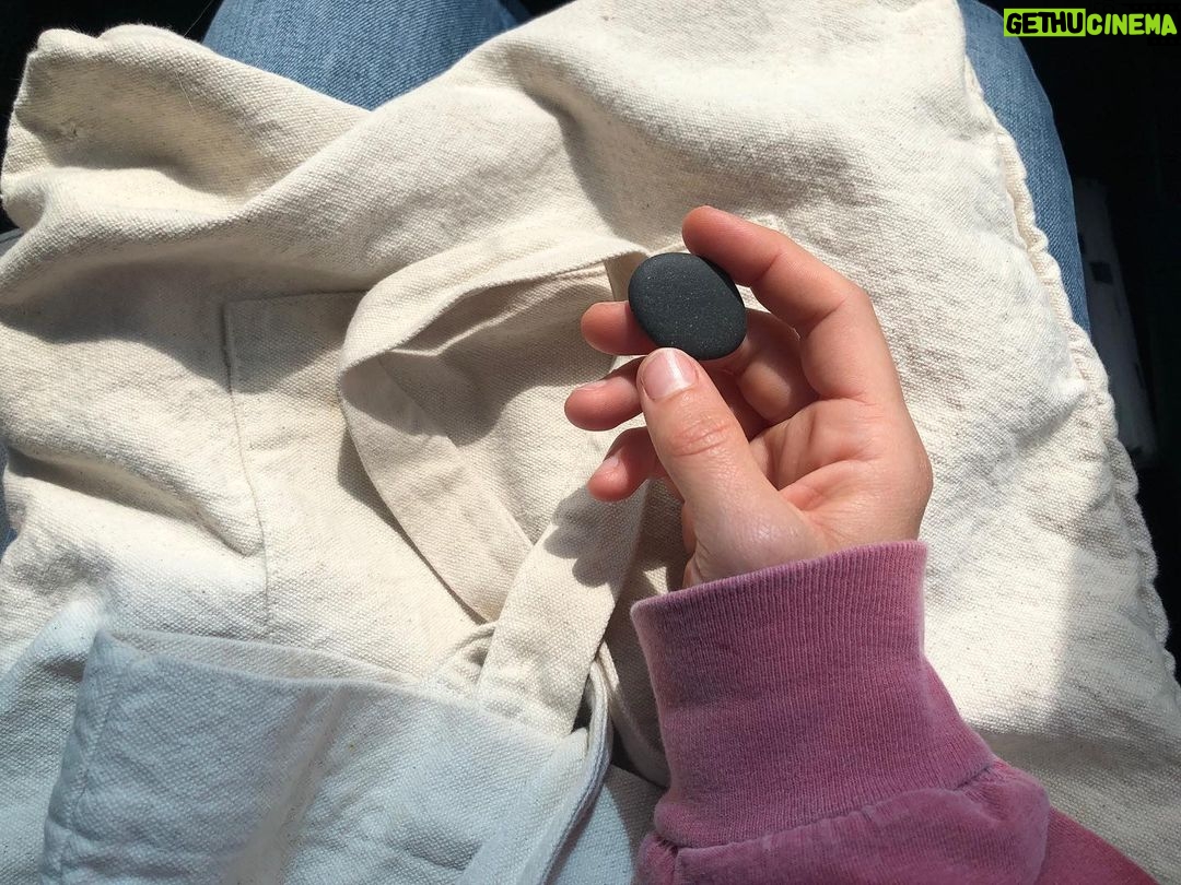 Sarah Catherine Hook Instagram - No pebble left behind