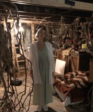 Sarah Grey Instagram - OUT TODAY!!! (On demand and in theatres) @theaccursedmovie @kevinlewisofficial 

I am so so blessed to have been a part of this one. Very grateful for everyone that was involved, I had such a blast with you. And I guess spoiler alert.. Elly gets a little bloody. 👀

First photo cred to @concrete.ronin