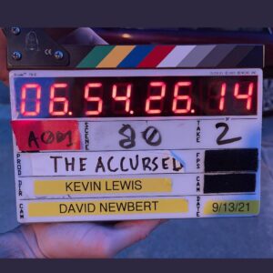 Sarah Grey Instagram - The Accursed week 1 

Ft a cutie sneaking video 

@theaccursedmovie #theaccursed