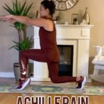 Sarah Ourahmoune Instagram - 🎯 focus réathlétisation de mon tendon d’Achille ( 7 mois post rupture et opération ) Ce sont des exercices qui peuvent aussi être pratiqués en prévention ! Have a good day 👯 #achillespain #reathletisation #blessure #achillestendon #tendon Boxer Inside Club