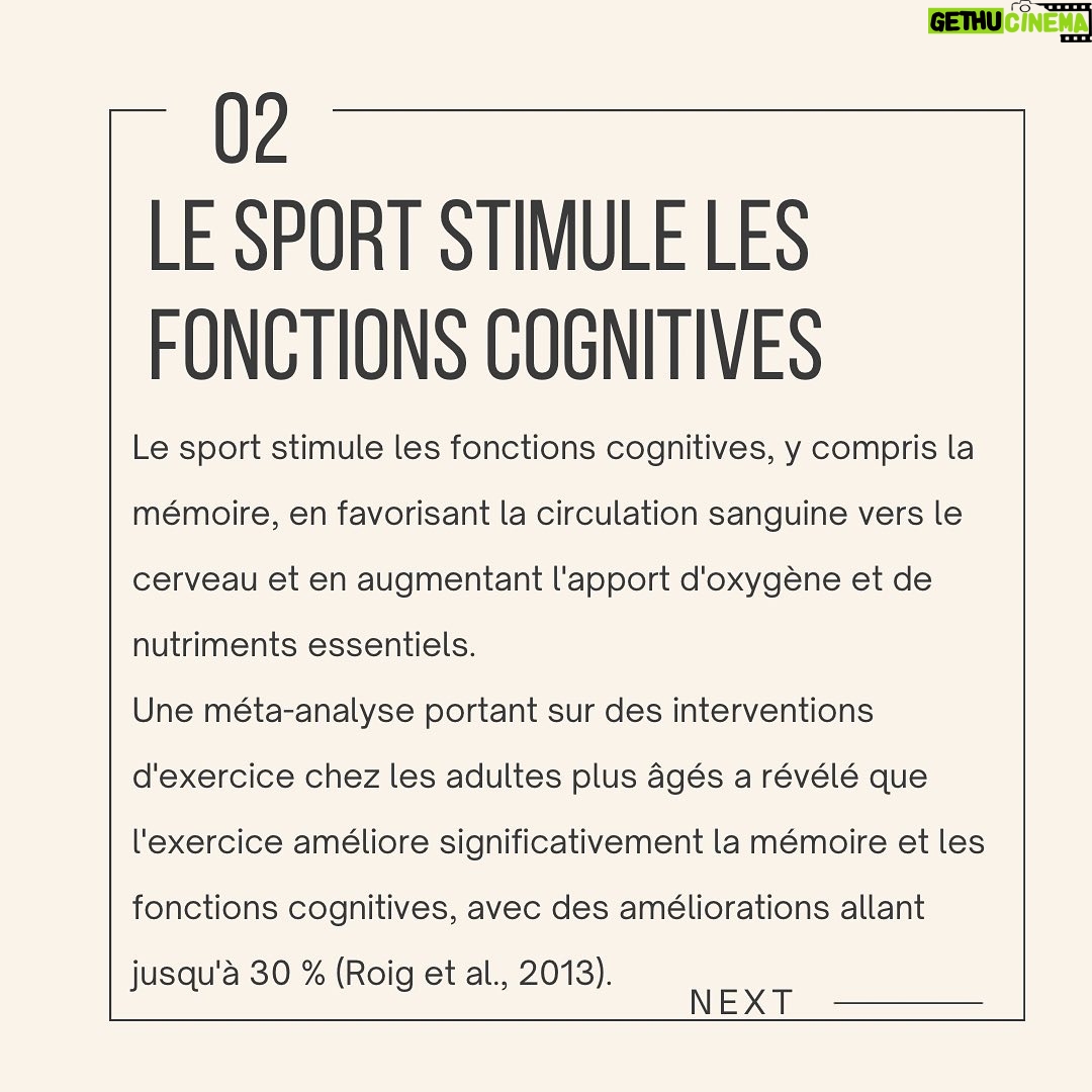Sarah Ourahmoune Instagram - Comment le sport stimule la mémoire ? C’est fou l’impact du sport ! Plusieurs études montrent combien le sport est bénéfique pour notre santé physique et mentale. Vous saviez que le sport améliore la mémoire ? #impactsport #neuroscience #cerveau Boxer Inside Club