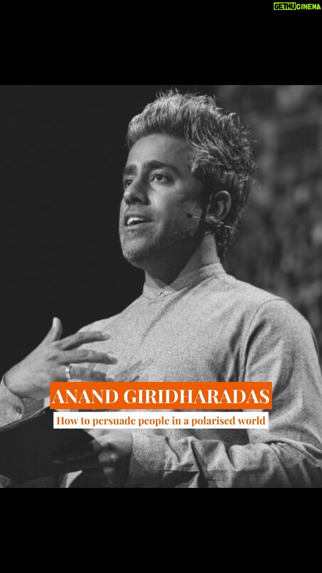 Sarah Wilson Instagram - Like many of us, Anand Giridharadas despaired that the world had become stuck in a fractured suckhole and he could no longer convince people to change their hearts and minds to be kinder and better. So he went on a mission to find out how to persuade more effectively, resulting in his recent book The Persuaders: At the Front Lines of the Fight for Hearts, Minds, and Democracy. In this chat, the former foreign correspondent and New York Times columnist argues this wild idea: Progressives working on issues like race equality and climate (and, um, an Indigenous Voice to parliament) need to give up on political purity and… persuade! This is not your usual “effective communications” thesis. We cover what we can learn from the Russian bot farms, A.O.C. and a cult deprogrammer. This episode comes at a critical time, as many of us are feeling defeatist about progressive/humane discussion today, and seeking techniques to equip us for being of service in a troubled world. Link in bio or stories 🎧 @anandwrites #thepersuaders #wildwithsarahwilson