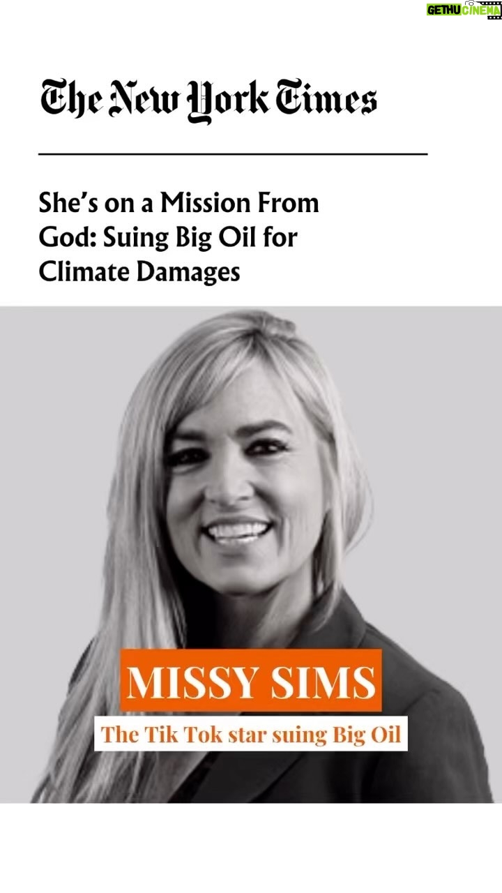 Sarah Wilson Instagram - Hey everyone, it’s Liana, your guest producer at Wild! Sarah is taking a much needed break from social media but I couldn’t wait to share our latest episode of #WildWithSarahWilson with you! This week, Sarah shares her conversation with Missy Sims, a TikToker, Republican, and lawyer on a bold mission to make fossil fuel companies accountable for their actions. Missy could be described as the modern-day Erin Brockovich. Late last year she filed a world-first lawsuit on behalf of Puerto Rican municipalities against Exxon, Chevron and Shell. Claiming the atmosphere-destroying emissions they produced were directly responsible for the deaths and horrific damage caused by Hurricane Maria in 2017. And - wait for it - she’s doing it via the laws she uses to take down mobsters. Sarah started reading about the case, then about Missy, with her 2.2 million TikTok followers and her belief that God steers her vigilante work, and HAD to know more. She also wanted to get her inside take on whether this wild approach to the climate emergency might just work. It’s a fascinating listen. We hope you enjoy it. Link in bio and stories ✌️