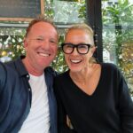 Sarah Wilson Instagram - Hey @mrrickyg @bradlington71 look who found each other (yep, I’ve worn the same jumper for five days…) 🧚🏻‍♂️🇫🇷 @brycecorbett1 ❤️ Rue Mazarine