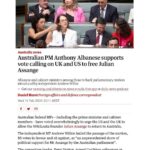Sarah Wilson Instagram - It really is time. Do share if you feel the same… I join @albomp 👏in urging the US and UK to end the prosecution of Julian Assange and allow his safe return home. I call on the @usembassyaustralia @ukinaustralia @potus and @rishisunakmp to hear Australia’s call. @suigenerisjen @jack_river @isabellucas Share this statement and follow @stellaassange @assangecampaign on IG & TikTok and @stella_assange on X to support Julian Assange. #FreeAssange