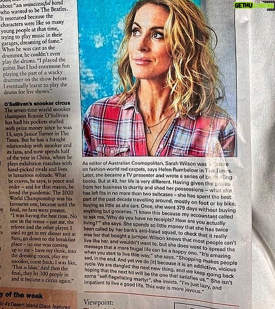 Sarah Wilson Instagram - @_sarahwilson_ featured in ‘The Week’ issue no. 1464 - This One Wild and Precious Life UK edition is OUT NOW! From the New York Times bestselling author of First, We Make the Beast Beautiful “A brilliantly raw book that reveals the truth of what reallv matters” Fearne Cotton ‘Sarah Wilson is a force of nature - quite literally. She’s a great teacher and a great leader, and I admire her with all my soul’ - Elizabeth Gilbert, author of Eat Pray Love ‘Essential reading - I defy you not to feel deeply inspired’ - Katherine May, author of Wintering ‘Sarah’s courageous book illuminates a path to preserve and cherish this Wild and Precious life’ - Dr Martin Rice, The Climate Council We live in truly overwhelming times. The climate crisis, the pandemic, Al advances, the cost of living crisis, conspiracy theories, political polarisation and the rest, have left many of us in a state of ‘spiritual PTSD’ feeling disconnected from one another, from our values, from our joy. In this radical spiritual guidebook, New York Times-bestselling author Sarah Wilson puts on her backpack and spends three years hiking around the world - in Jordan, Cornwall, the Lake District, the Australian Outback, Japan the Sierra Nevada and beyond - to find a path through it all. She follows in the footsteps of Nietzsche, Wordsworth and other favourite poets and thinkers, venturing deeper into nature, going to ‘spiritual edges’ and meeting monks, lovers and renegades along the way. And she emerges with a blueprint for living a wilder, more connected life, and one that must just save our precious life on this planet. In this radical spiritual guidebook, New York Times-bestselling author Sarah Wilson puts on her backpack and spends three years hiking around the world - in Jordan, Cornwall, the Lake District, the Australian Outback, Japan the Sierra Nevada and beyond - to find a path through it all. #eyelightningbooks #sarahwilson #thisonewildandpreciouslife #iquitsugar #inspirationalwomen #inspirationalstories #healthyliving #healthylifestyle #spiritualgrowth #spiritualliving #spirituallife #mentalhealth #mentalhealthawareness #firstwemakethebeastbeautiful #booksthatchangelives