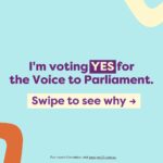 Sarah Wilson Instagram - I’m voting YES because Indigenous leaders around the country have asked us to join them in this progressive, truthful, caring, good, fair and very very Australian move. We are not being asked to vote on details. This is NOT what referendums are about. We are ONLY being asked to vote on the PRINCIPLE - do we think First Nations people should be recognised in our most important national document by being able to give some advice (ONLY) on the issues affecting them? YES YES YES!! #yes23 #voteyes