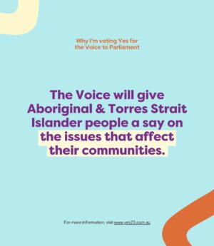Sarah Wilson Instagram - I’m voting YES because Indigenous leaders around the country have asked us to join them in this progressive, truthful, caring, good, fair and very very Australian move.

We are not being asked to vote on details. This is NOT what referendums are about. We are ONLY being asked to vote on the PRINCIPLE - do we think First Nations people should be recognised in our most important national document by being able to give some advice (ONLY) on the issues affecting them? YES YES YES!!

#yes23 #voteyes