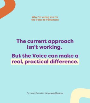 Sarah Wilson Instagram - I’m voting YES because Indigenous leaders around the country have asked us to join them in this progressive, truthful, caring, good, fair and very very Australian move.

We are not being asked to vote on details. This is NOT what referendums are about. We are ONLY being asked to vote on the PRINCIPLE - do we think First Nations people should be recognised in our most important national document by being able to give some advice (ONLY) on the issues affecting them? YES YES YES!!

#yes23 #voteyes