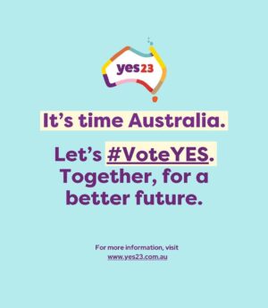 Sarah Wilson Instagram - I’m voting YES because Indigenous leaders around the country have asked us to join them in this progressive, truthful, caring, good, fair and very very Australian move.

We are not being asked to vote on details. This is NOT what referendums are about. We are ONLY being asked to vote on the PRINCIPLE - do we think First Nations people should be recognised in our most important national document by being able to give some advice (ONLY) on the issues affecting them? YES YES YES!!

#yes23 #voteyes