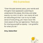 Sarah Wilson Instagram - Some of you might not know about my @substackinc community where we have big, bold conversations about philosophy, our collective identity, hiking, anxiety, politics and pop culture without the algorithms, without the trolls. If this sounds like something you’d enjoy, please join me over there - link in my bio or sarahwilson.substack.com
