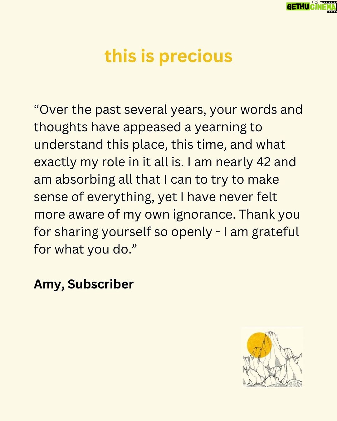 Sarah Wilson Instagram - Some of you might not know about my @substackinc community where we have big, bold conversations about philosophy, our collective identity, hiking, anxiety, politics and pop culture without the algorithms, without the trolls. If this sounds like something you’d enjoy, please join me over there - link in my bio or sarahwilson.substack.com