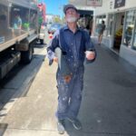 Sarah Wilson Instagram - Dad came up/down to Sydney today in his full spac filler crusted clobber to help me pack up my life into a storage shed. We dropped some books and kids toys at various shops/St Vinnies around Bondi and Dad was carrying a yoga mat I retrieved as we went to find him a vanilla milkshake 😂 and I said OMG YOU ARE SO BONDI RIGHT NOW. And he said, wait, and asked to borrow a takeaway coffee cup off a stranger walking past… et voila, the guy has ARRIVED 👊. @gertrudeandalice Gertrude & Alice Cafe Bookstore