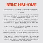 Sarah Wilson Instagram - It really is time. Do share if you feel the same… I join @albomp 👏in urging the US and UK to end the prosecution of Julian Assange and allow his safe return home. I call on the @usembassyaustralia @ukinaustralia @potus and @rishisunakmp to hear Australia’s call. @suigenerisjen @jack_river @isabellucas Share this statement and follow @stellaassange @assangecampaign on IG & TikTok and @stella_assange on X to support Julian Assange. #FreeAssange
