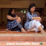 Saras Menon Instagram - Longing for love 🦚✨ Freestyling with semi-classical combinations 💙 DC - @dr_dan.menon @sarasmenon ( we choreographed this together in an hour 😛🥰) 🎥 @_nayantara_ 🎵 - @berkleeindianensemble , what a lovely rendition ! Thank you ✨ Translated by yours truly for an added user experience 😛🙈