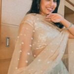 Saras Menon Instagram - Swaying into Sangeeth’s 💃🥂 @beautystudio_byrizwanasuresh does the fastest glow ups 🤗✨ MUA & Hair : @beautystudio_byrizwanasuresh