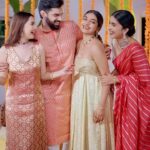 Saras Menon Instagram - Happy to be featuring in the @bhima_jewels campaign 🤗 along with @sristi.jha09 @mi.zhab Varsha by the amazing @le_ahsam @absolemfilms 🥳 Make up and hair by the sweetest @sujani_suresh.mua _suresh.mua Shot by @jibinartist @revaferin thank you 🤗🤗 Kochi, India