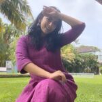 Saras Menon Instagram - Purple in paradise, wearing @alka.hari 💜 check out her spring / summer collection💜