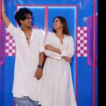 Sargun Mehta Instagram - We arn't done yet @isshehzaankhan ... 😁😁 you choose the date and time of our next video🫠 Option A - today 3pm Option B - today 5pm Option c - tomm 11am Option d - jabb mann kare 🤣🤣