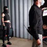 Sasha Clements Instagram - Who is she?!😂 Thank you everyone who watched @ncisla! Coming in as a guest star can feel like being the new kid in school but the cast and crew were SO welcoming! Such a fun set and an honor getting to work with and learn from the experts! Swipe for some bts of Katya’s downfall 🫣