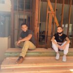 Sasha Clements Instagram - It’s been busy! Took a break from social media to reset and focus on everything we have going on. Our home reno is halfway there! This was after 10 hours of knocking everything down to the beams 🥵We were able to see that our entire house was missing insulation 😀👍🏼 So my complaints about being freezing were warranted @corbinbleu! So excited to be closer to the finish line. 2020 felt like we had planted a bunch of seeds. 2021 we watched them sprout. I cannot wait to see them bloom in 2022!!! 🛠🏡