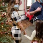 Sasha Clements Instagram - For the first time in my career I got to play a Mom!!! Meet my movie daughter @vanessa_fox_official ❤️ I was so nervous to meet her! I kept asking Corbin "What if she doesn't like me??" lol. But we quickly became besties because not only is she the sweetest thing to walk this planet but also such a pro to work with! ⁠⁠ ⁠⁠ During our night shoots she would hold my hands between her mittens filled with hand warmers so I wouldn't get cold😩 She taught me the latest TikTok dances and on days where my body was secretly killing me, she was my little rock and the best distraction! ⁠⁠ ⁠⁠ I cannot wait for you to see her cuteness in #AChristmasDanceReunion! Thank you @BrianHerzlinger & @meggsherzy for making me a parent 🤣 ⁠⁠ ⁠⁠ Watch the premiere Dec. 3rd on @lifetimetv 🎄⁠⁠