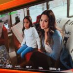 Sasha Clements Instagram - For the first time in my career I got to play a Mom!!! Meet my movie daughter @vanessa_fox_official ❤️ I was so nervous to meet her! I kept asking Corbin "What if she doesn't like me??" lol. But we quickly became besties because not only is she the sweetest thing to walk this planet but also such a pro to work with! ⁠⁠ ⁠⁠ During our night shoots she would hold my hands between her mittens filled with hand warmers so I wouldn't get cold😩 She taught me the latest TikTok dances and on days where my body was secretly killing me, she was my little rock and the best distraction! ⁠⁠ ⁠⁠ I cannot wait for you to see her cuteness in #AChristmasDanceReunion! Thank you @BrianHerzlinger & @meggsherzy for making me a parent 🤣 ⁠⁠ ⁠⁠ Watch the premiere Dec. 3rd on @lifetimetv 🎄⁠⁠