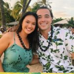 Sasha Clements Instagram - Finally getting the hang of the Shaka sign! Corbin said I’ve been holding it up too high making it look like I was saying “call me!” 🤦🏻‍♀️ Anyway here’s us at @germainesluau which was a beautiful way to celebrate the end of our Hawaii shoot❤️ Mahalo for having us! 🤙🏼 Germaine's Luau and Special Events