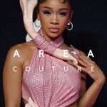 Saweetie Instagram - thank you @vmas for having me as one of the pre-show hosts !!!! #yabadabadooo 🦴🫧💕 GLAM 💅🏽✨ Style: @marta.del.rio @area @twilatruefinejewelry Nails: @customtnails1 Mua: @basedkenken Hair: @errolkaradag