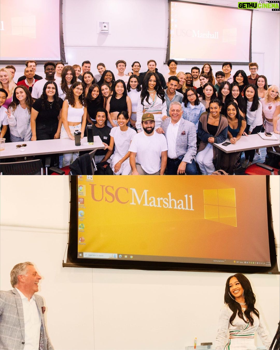 Saweetie Instagram - framing this!!! thank you @uscmarshall @therealalbertnapoli ❤️✌🏽💛 University of Southern California