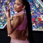 Saweetie Instagram - thank you @vmas for having me as one of the pre-show hosts !!!! #yabadabadooo 🦴🫧💕 GLAM 💅🏽✨ Style: @marta.del.rio @area @twilatruefinejewelry Nails: @customtnails1 Mua: @basedkenken Hair: @errolkaradag