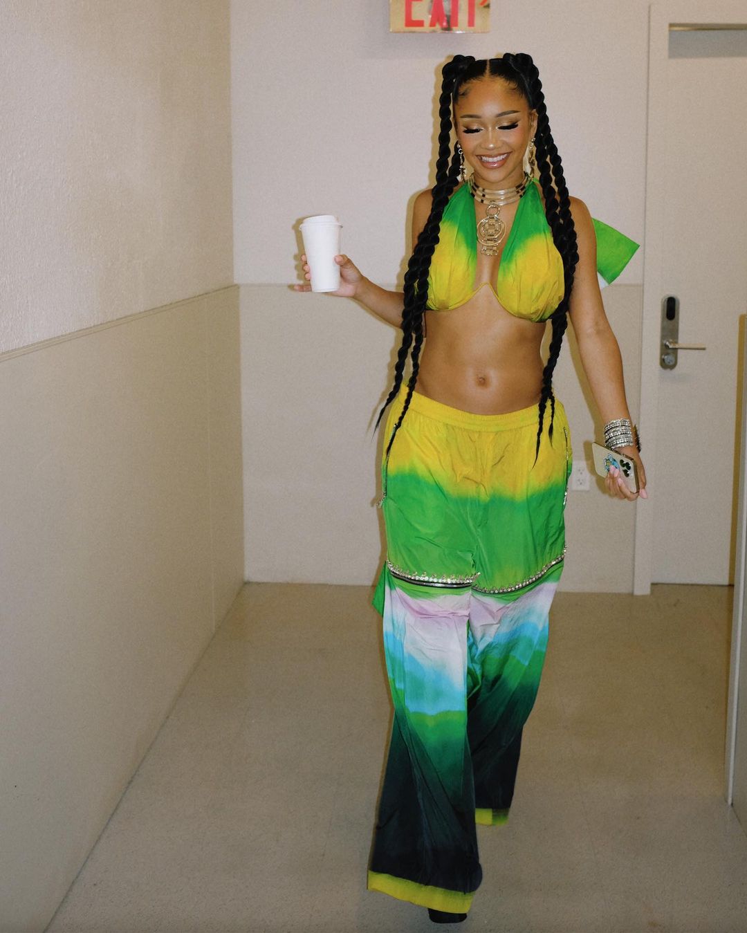 Saweetie Instagram - lil bae area bih 💚 Brooklyn, New York