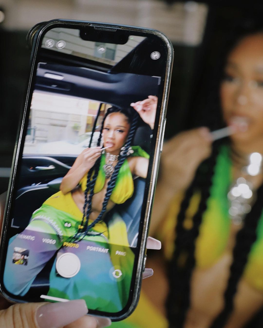 Saweetie Instagram - lil bae area bih 💚 Brooklyn, New York