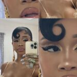 Saweetie Instagram - i love this lil swoop on my face 🦦