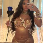 Saweetie Instagram - wassup with the birthday girl !!!!💙 thank you to all my sponserrrrs 🥳 @edgar_hay_events @balloonbylish @dolcefiore_ @cake_n_bake_cakes @wtbagency @brydreamevents @candlelit.soiree @mike_akopian_prpduction