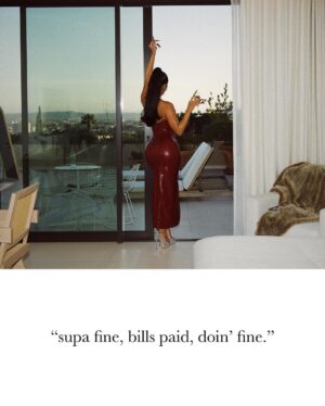 Saweetie Instagram - supa fine! bills paid doin’ fine !!! my new song richtivities is out now 🥂🐩✨