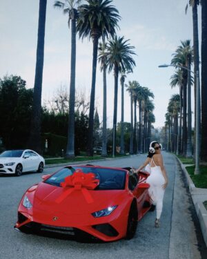 Saweetie Instagram - spin the block in the lambo 🤭