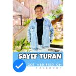 Sayef Turan Instagram - Alhamdullillah so finally I'm verified on Facebook✅. I will not be able to thank you individually but I would like to thank and express my gratitude each of you guys (specially some brothers and friends). Also I wanna thank all the Bangladeshi Newspaper and online portals , including Daily Asian Age, Daily Sun, @ntvdigital , @rtvonline , risingbd.com and many more who featured me on this very short journey. Please keep me in your prayers 🙏❤️ #facebook #verified #bluetick #digitalcreator #influencer #publicfigure