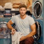 Scott Eastwood Instagram - AI’s take on me doing laundry🤔…can’t wait until it just does my laundry for me @laundrysauce Happy Valentines ♥️