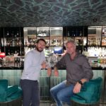 Scott Eastwood Instagram - Nothing to see here. Just two dudes putting out the vibe at the bar in London. My new favorite spot @bardostjames feels like a place frank Sinatra woulda been in his time.