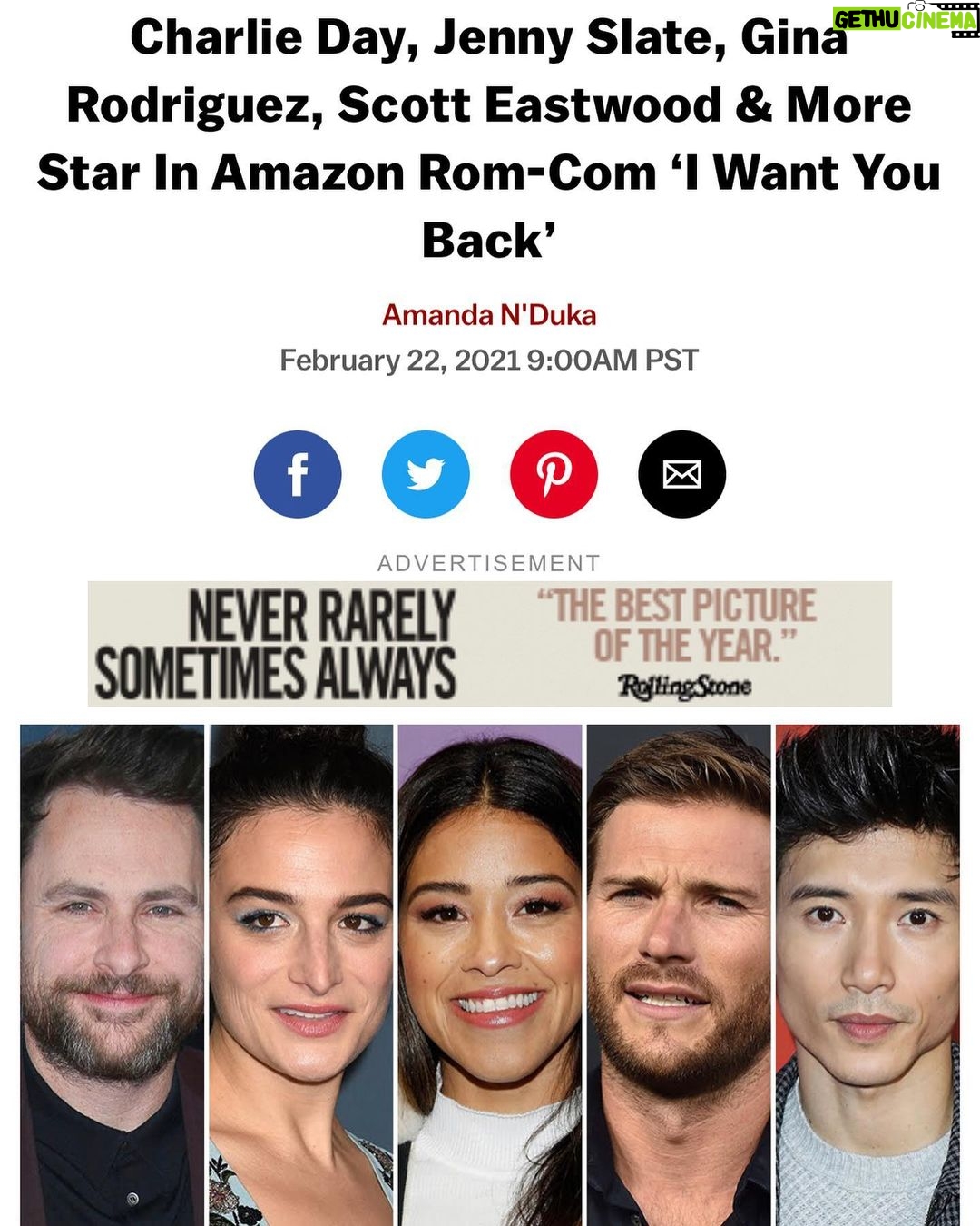 Scott Eastwood Instagram - Here we go!!! Excited about this one. It’s swashbuckling hilarious!! @charliedayofficial @jennyslate @amazonstudios @amazon