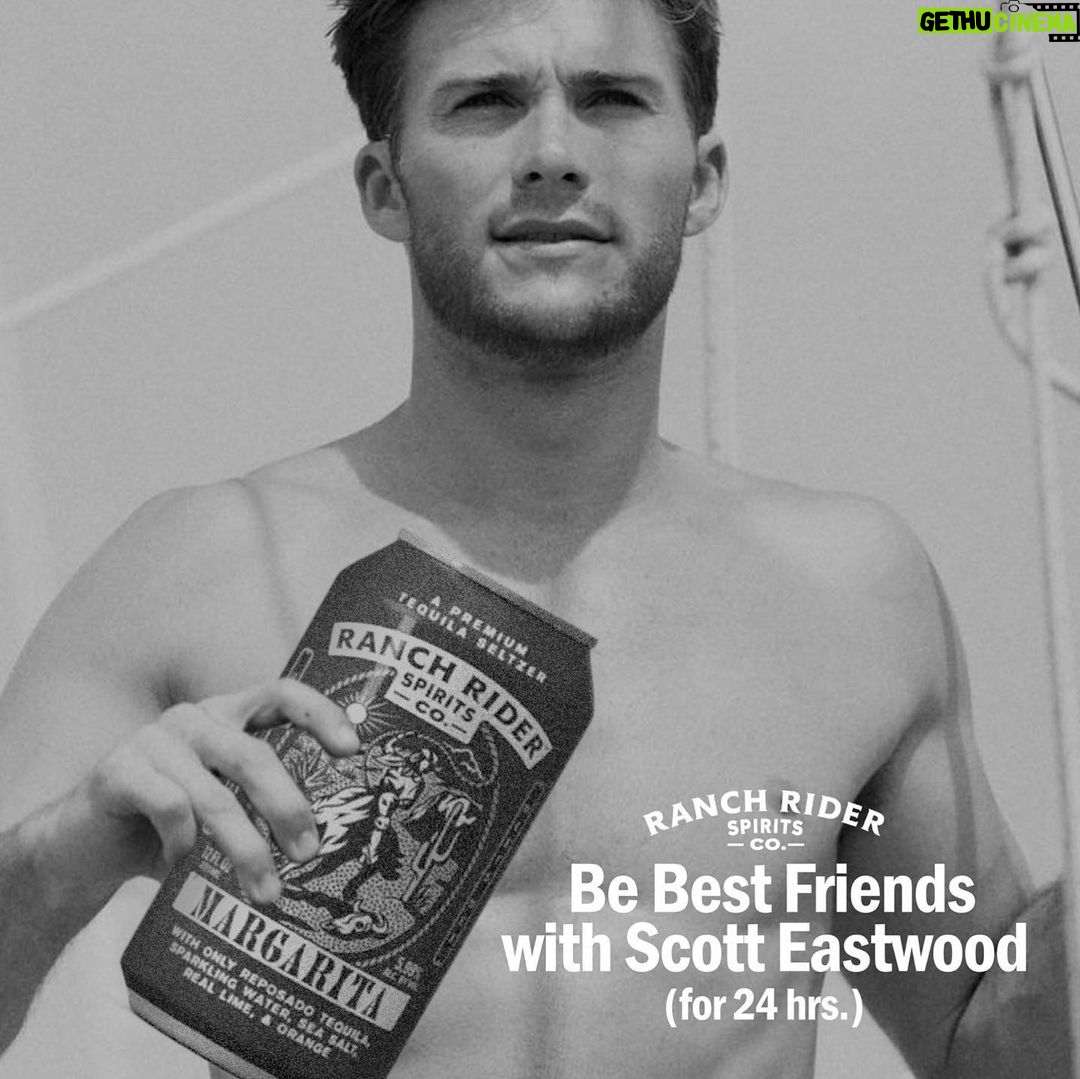 Scott Eastwood Instagram - It looks bigger the smaller your hands are… Happy National Margarita Day from the Ranch 🌵 As y’all know, I’m an investor in the Austin-based brand @ranchriderspirits. They just kicked off their equity crowdfunding campaign. Check out the link in their bio, and if you’re lucky you’ll win the “Be Best Friends with Scott Eastwood” prize. We’ll hang out for a day, have a best friends photoshoot, and send you the content afterwards to post on social. It’ll be like we’ve been best friends our whole lives.”