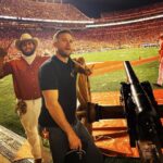 Scott Eastwood Instagram - Never fired a cannon before. That was fun. Hook em 🤘 Texas University of Texas-Austin