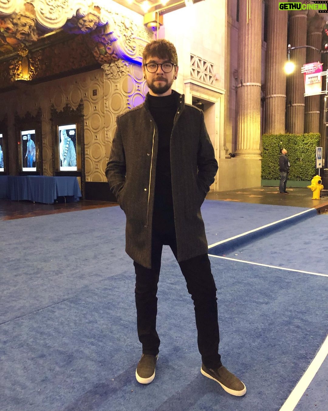Seán McLoughlin Instagram - Star Wars World Premiere! Thank you to Disney for flying us out for it! I really appreciate it. What a cool thing to be part of! I saw a lot of really cool celebs there that I look up to. I may have been fanboying a bit!