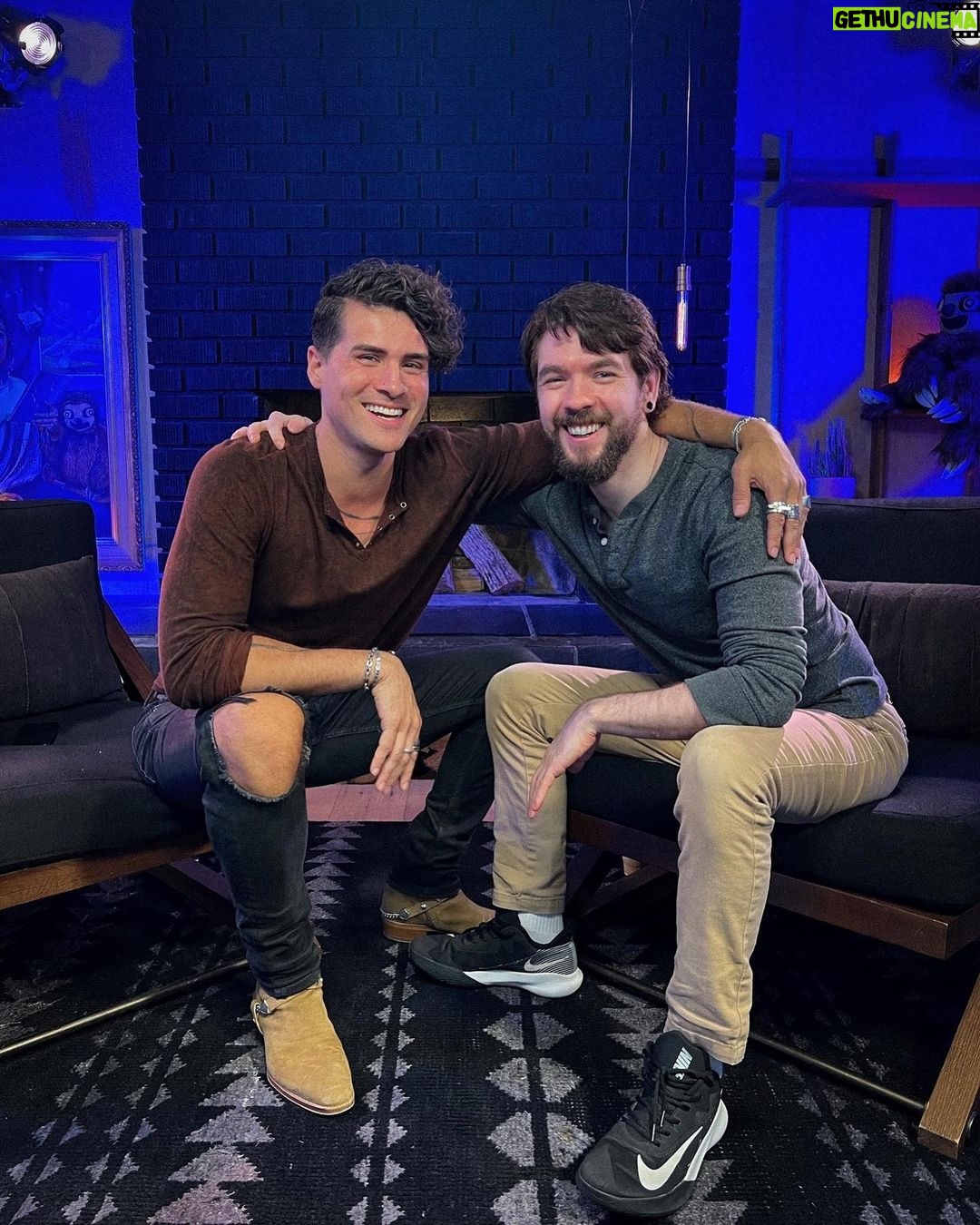 Seán McLoughlin - 466.2K Likes - if you thought i was going to spend just the top of the morning with @jacksepticeye, you were wrong. i spent a day with JACKSEPTICEYE coming thursday