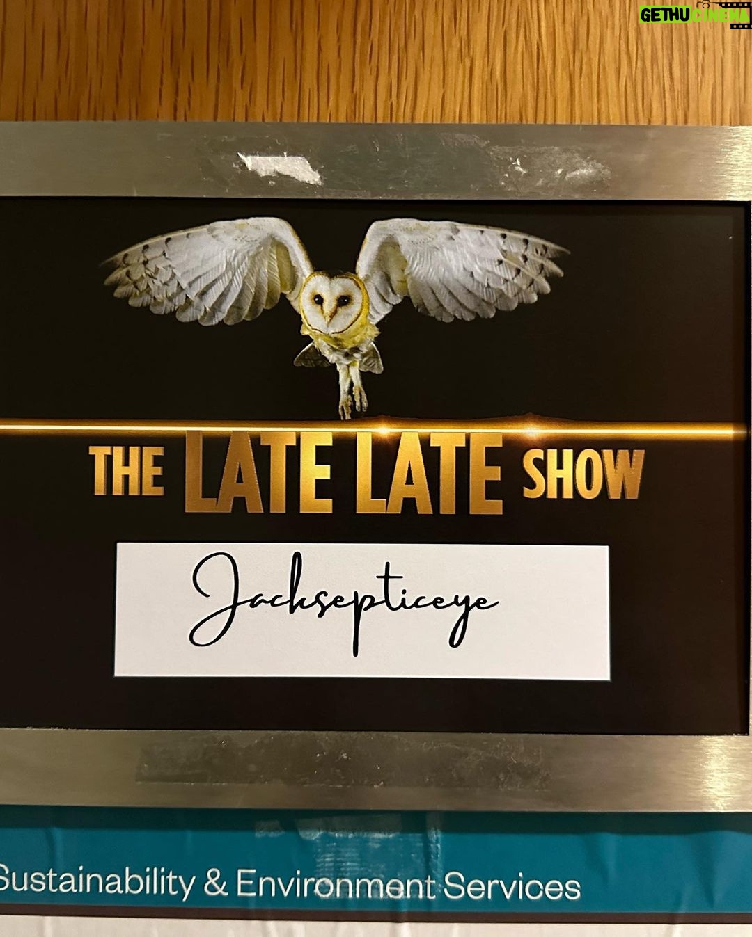 Seán McLoughlin Instagram - Went on the Late Late Show again in Ireland last night